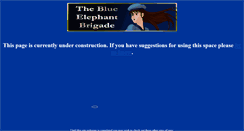 Desktop Screenshot of blueelephantbrigade.com
