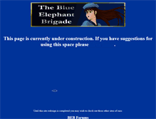 Tablet Screenshot of blueelephantbrigade.com